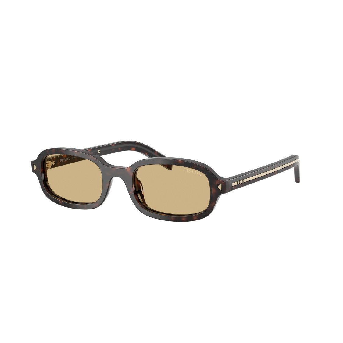 Prada 0Pr D06s Rectangular Tortoiseshell Sunglasses