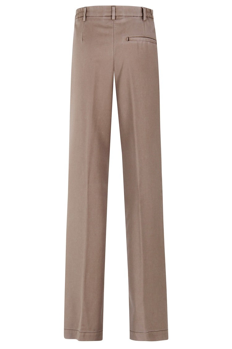 Myths High-Waisted Straight Leg Pants With Pleat