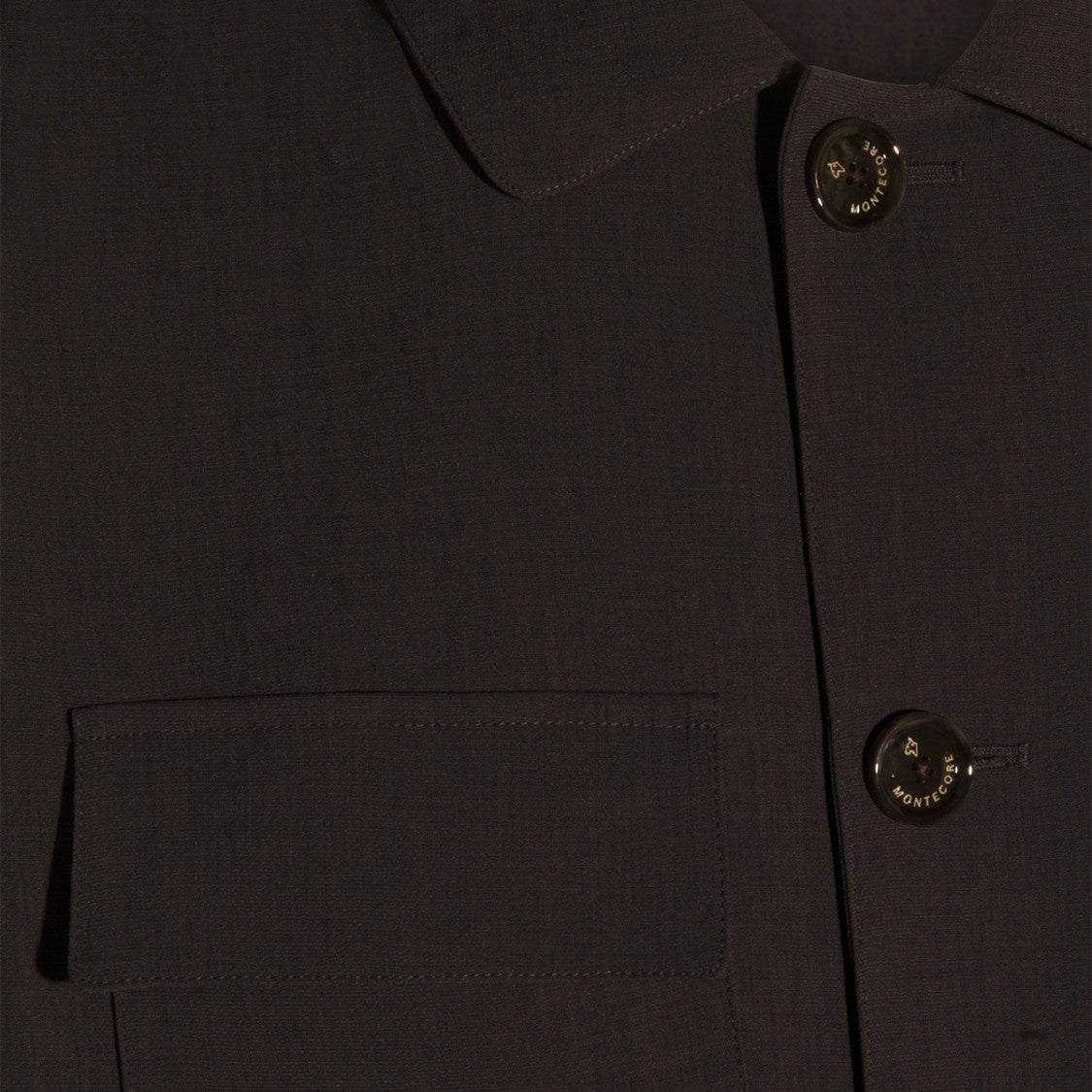 Montecore Button-Up Casual Jacket With Classic Collar