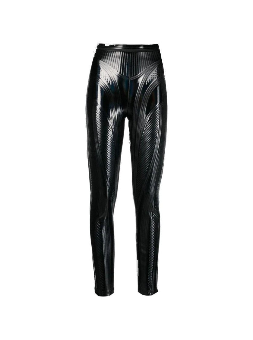 Mugler Embossed Leggings