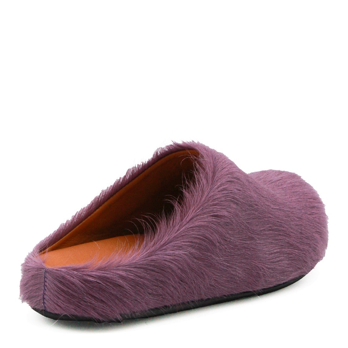 Marni Lilac Ponyskin Slip-On Flats