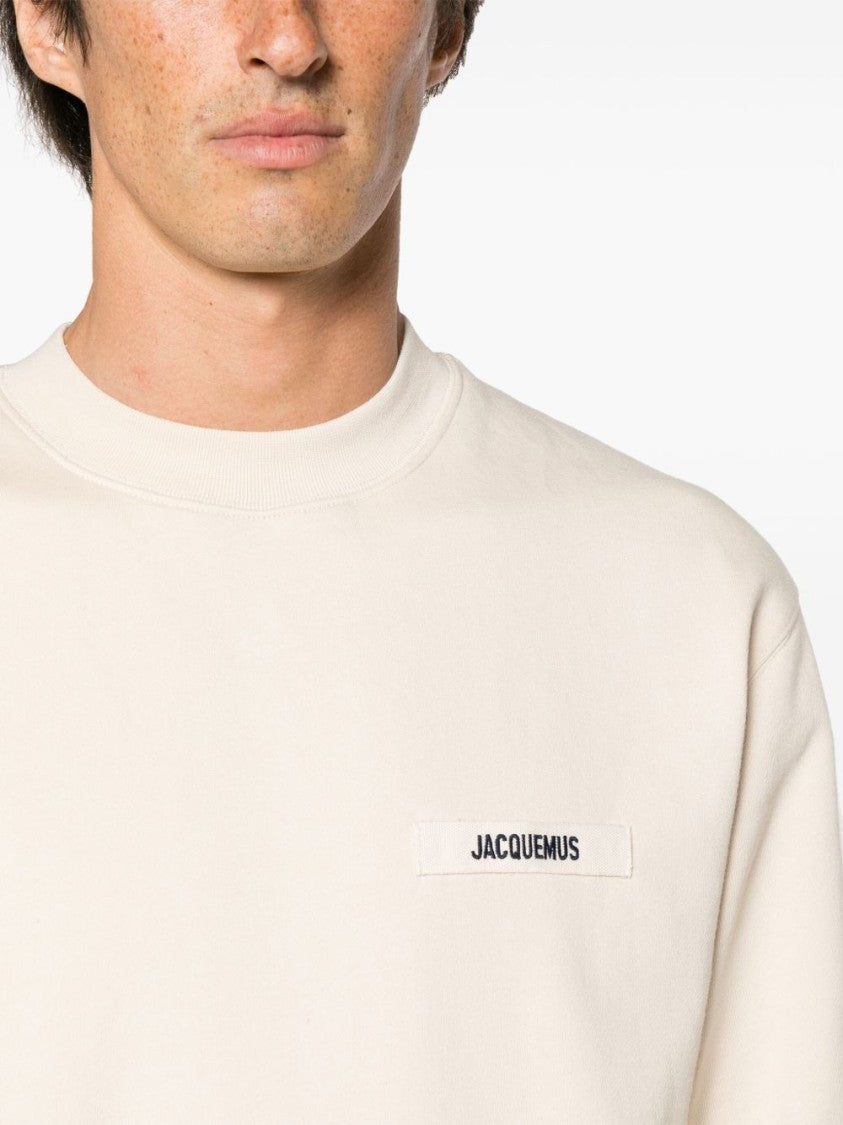 Jacquemus Minimalist Crew Neck Sweater With Subtle Branding