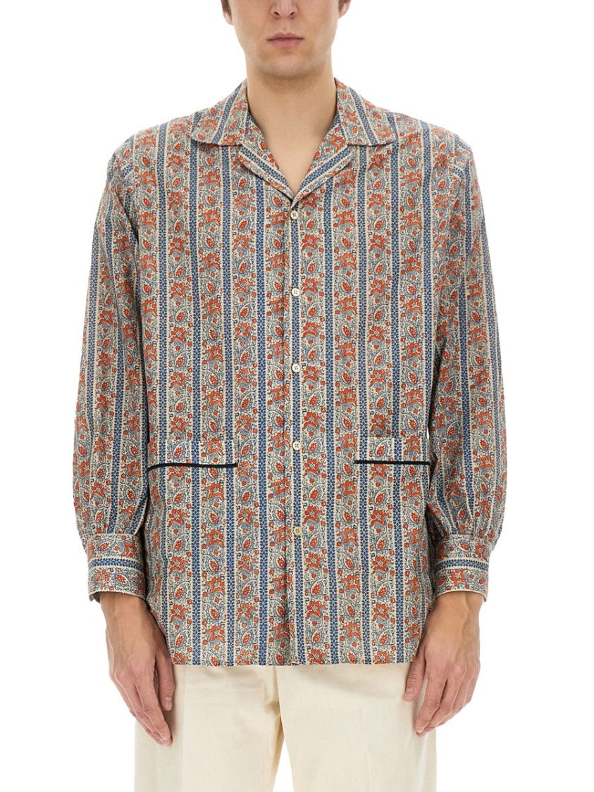 Valentino Pajama Shirt With "Voyage Imaginaire" Print