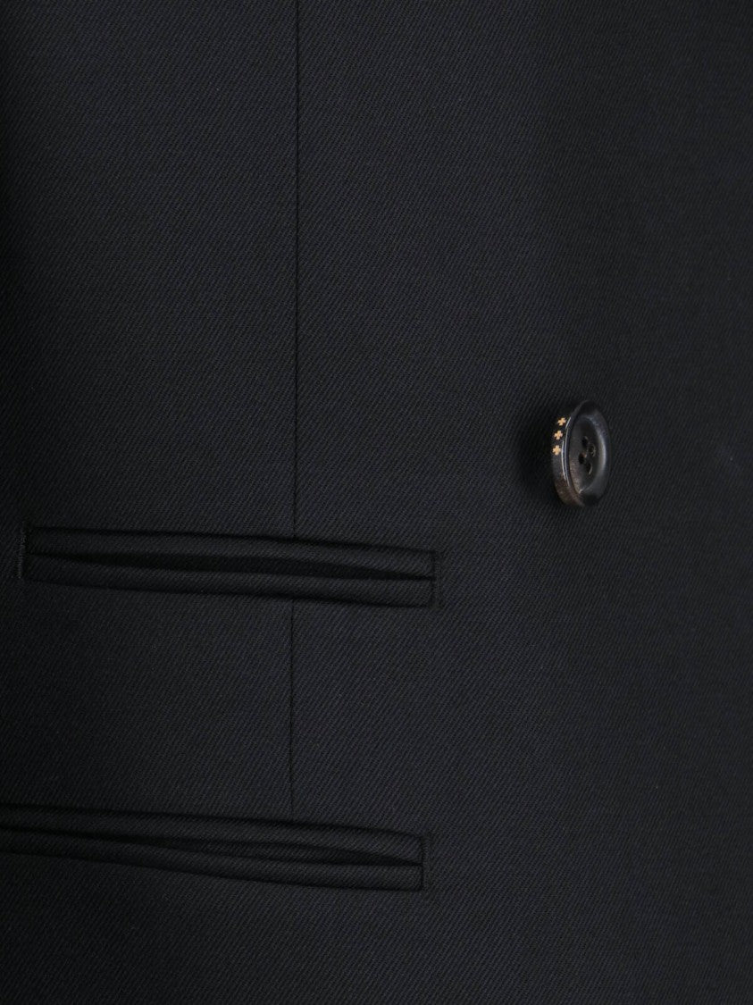 Tonywack Double-Breasted Blazer – Black