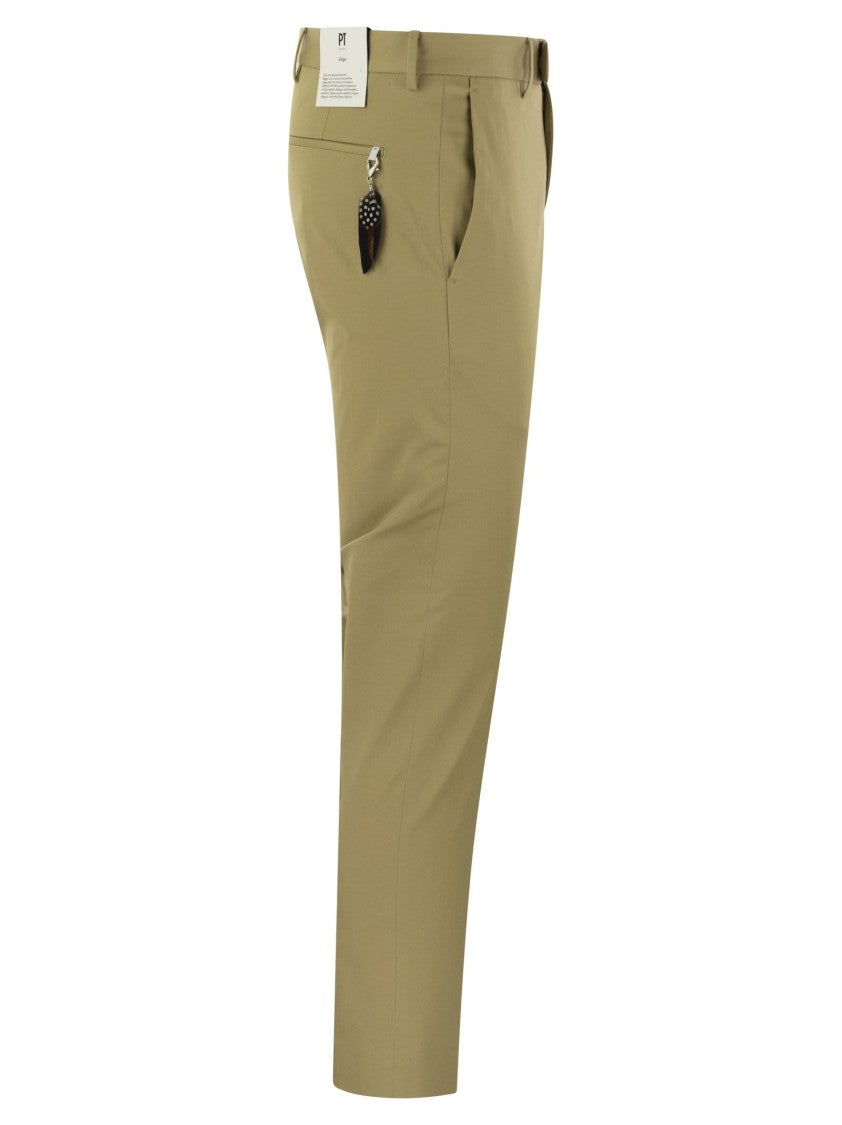 Pt Torino Dieci - Cotton Trousers