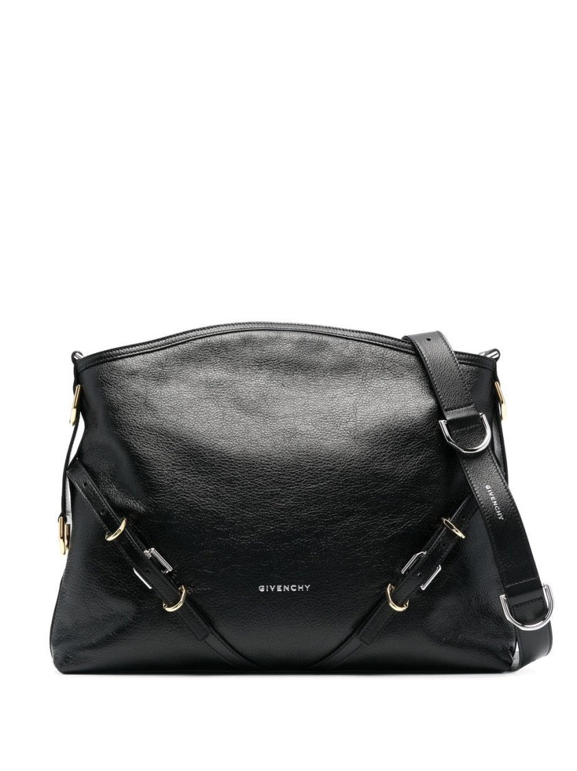 Givenchy Black Calfskin Leather Shoulder Bag