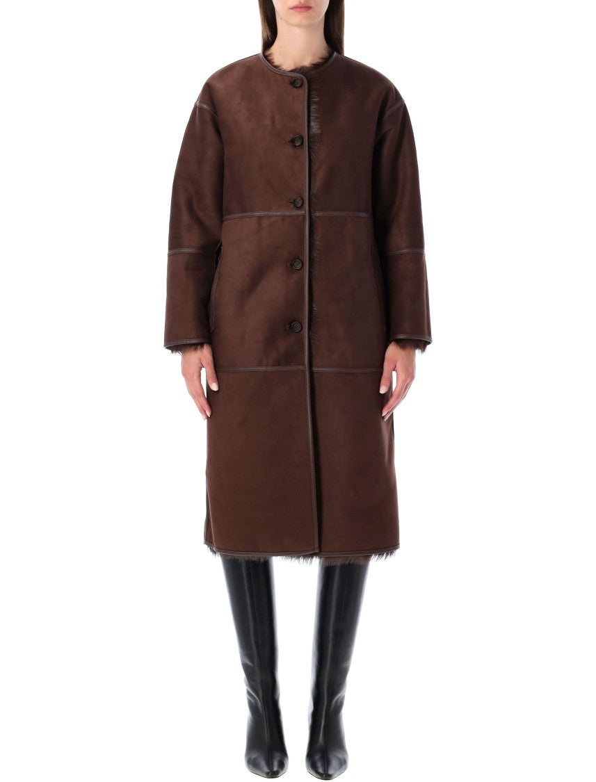 Urbancode Long Coat Faux Fur Reversible