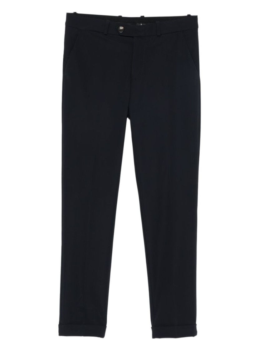 Rrd Tailored Black Trousers With Straight Leg