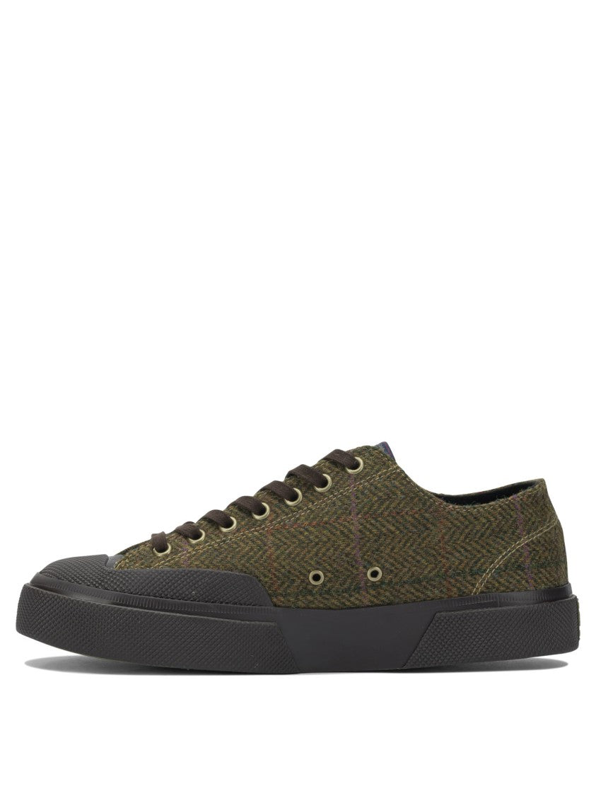 Superga Plaid Wool Sneakers