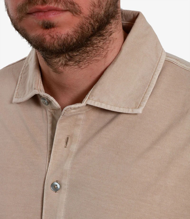 Fay Short-Sleeved Polo Shirt With Classic Collar