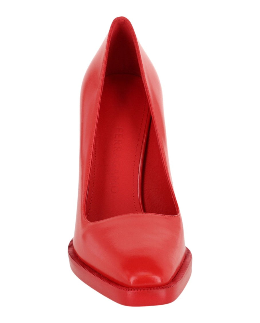 Ferragamo Anser X5 Leather Pumps