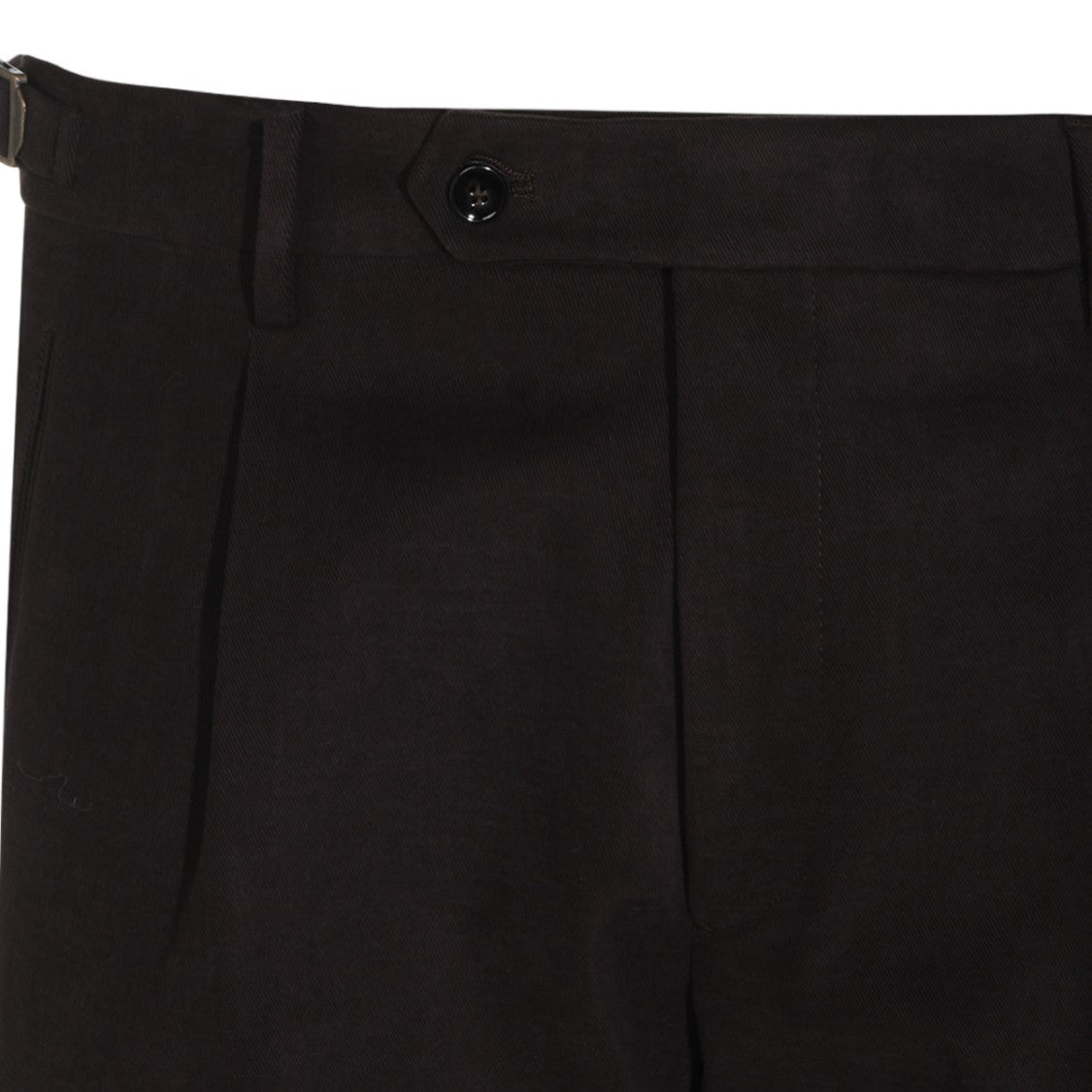 Berwich Black Slim-Fit Flat-Front Formal Pants