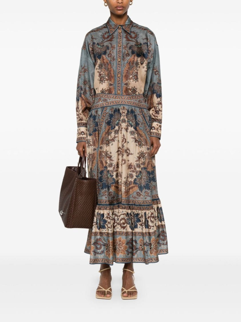 Zimmermann Silk Shirt With Floral And Paisley Print