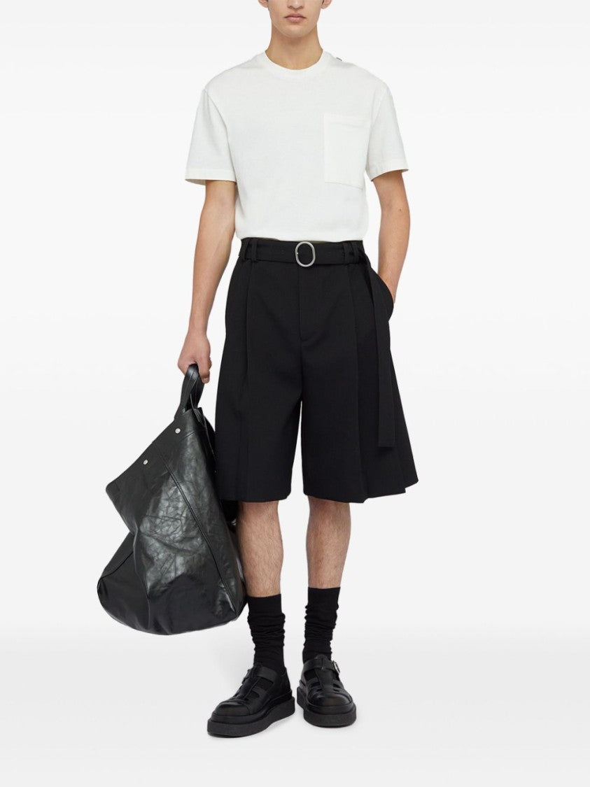 Jil Sander White Cotton T-Shirt
