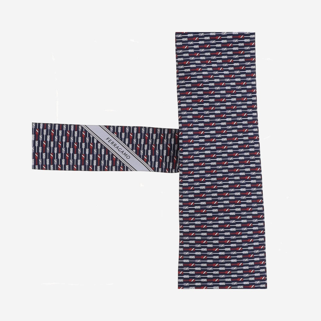 Salvatore Ferragamo Multi Patterned Silk Tie