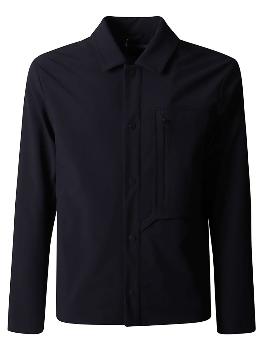 People Of Shibuya Technical Softshell Overshirt With Custom Snap Buttons