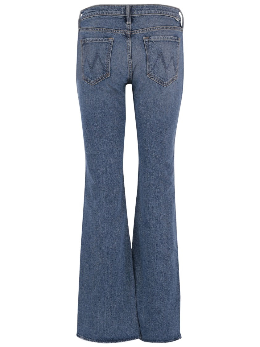 Mother Flared Leg Jeans With Classic Five-Pocket Design