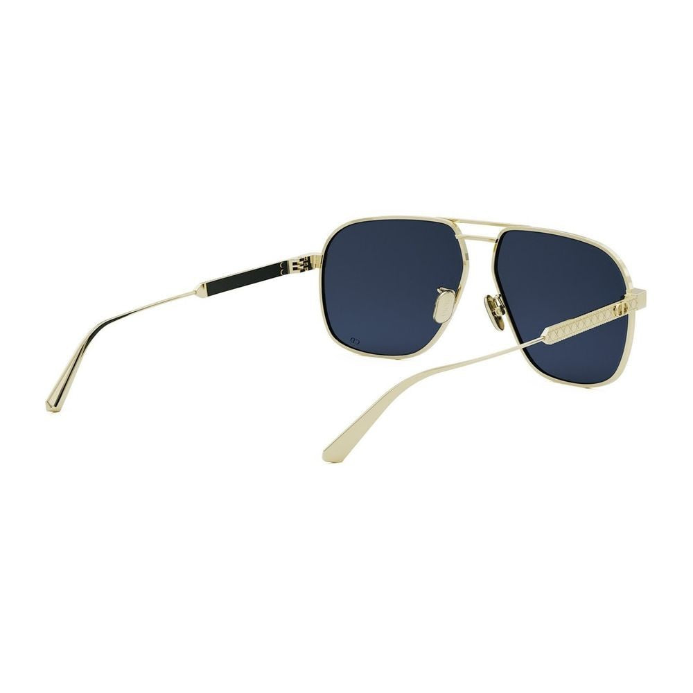 Dior Cannage A3u Oversized Pilot Sunglasses