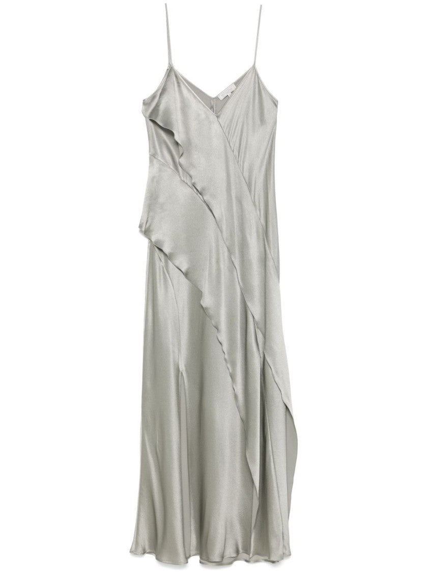 Antonelli Maxi Dress With Design And Spaghetti Straps
