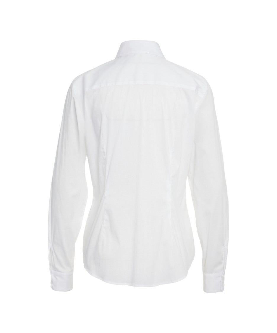 Himon's Ruffled Placket Long-Sleeve Shirt