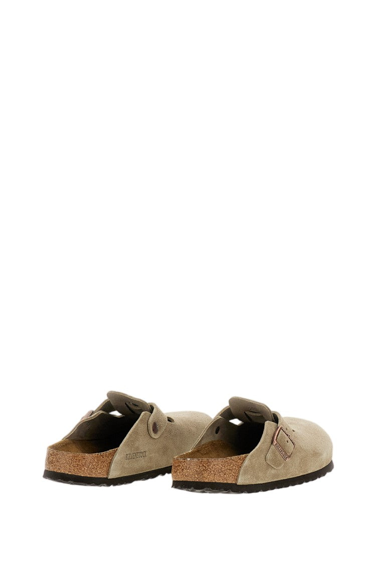 Birkenstock Suede Slip-On Shoes With Anatomical Footbed And Adjustable Strap