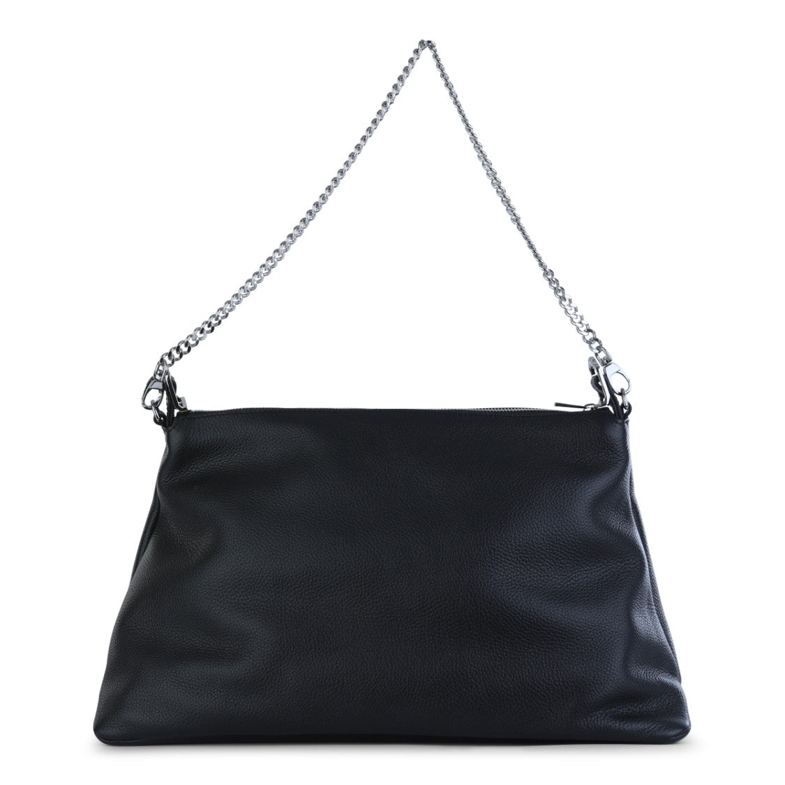 Zadig & Voltaire Grained Leather Shoulder Bag With Silver-Tone Hardware