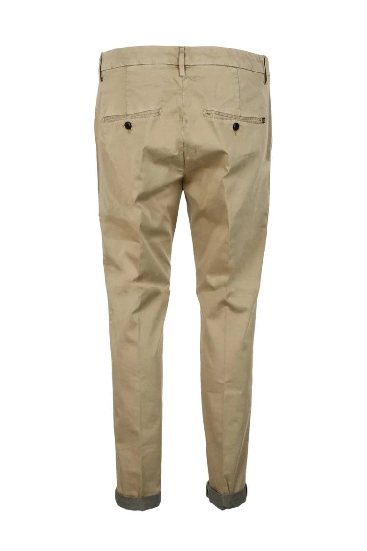 Dondup Brown Slim Fit Trousers