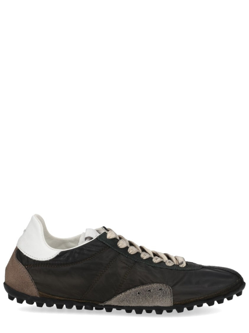 Maison Margiela Sprinters Black Suede Patches Sneakers