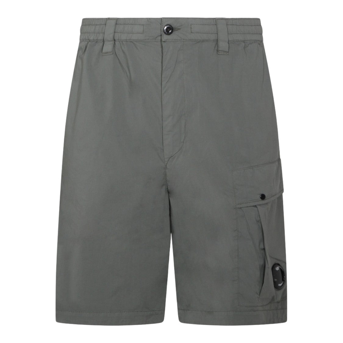 C.P. Company Grey Shorts With Unique Lens Detail
