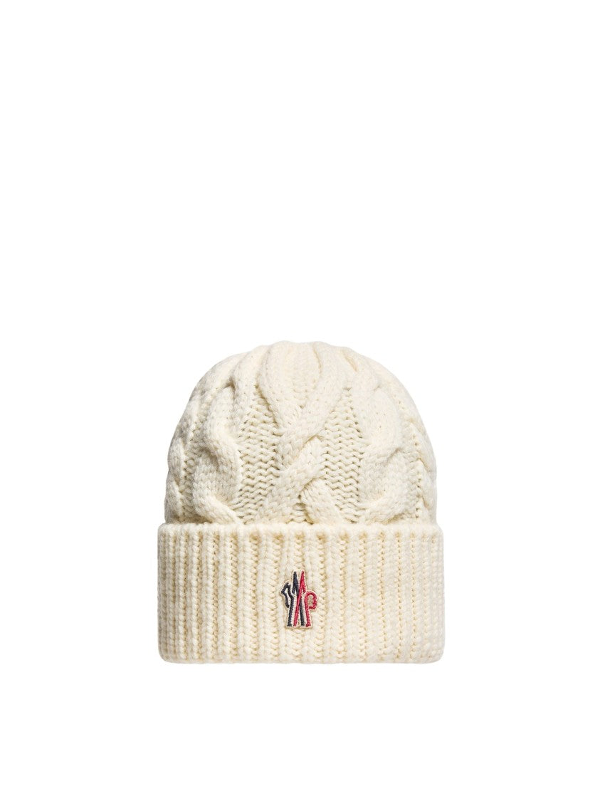 Moncler Grenoble Cable-Knit Virgin Wool-Blend Beanie
