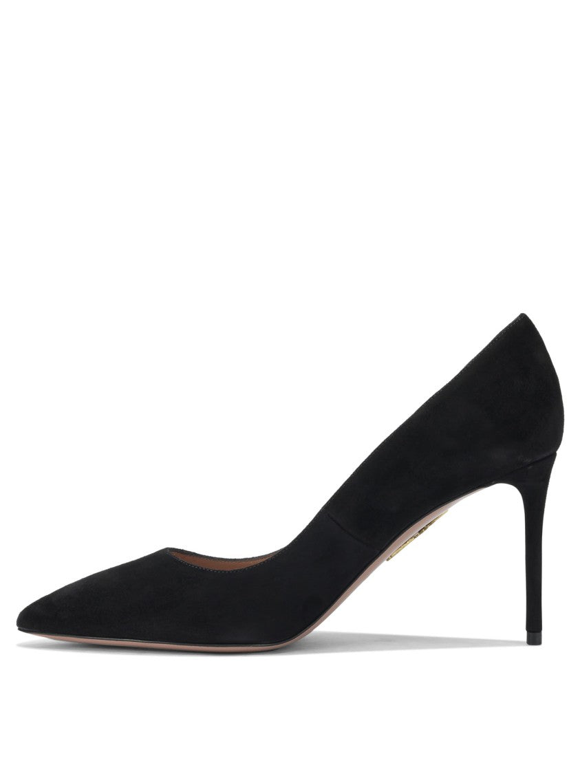 Aquazzura Suede-Calf Leather Heeled Shoes