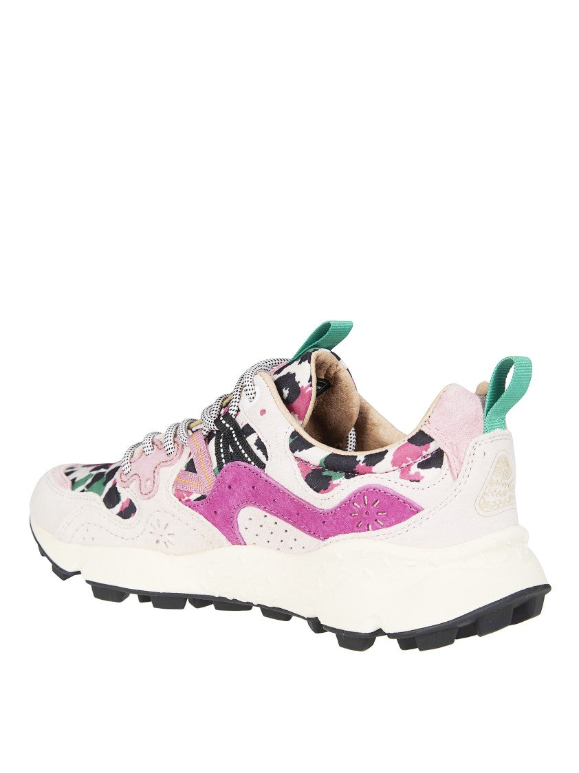 Flower Mountain Pink Yamano 3 Pig Nubuck Sneakers