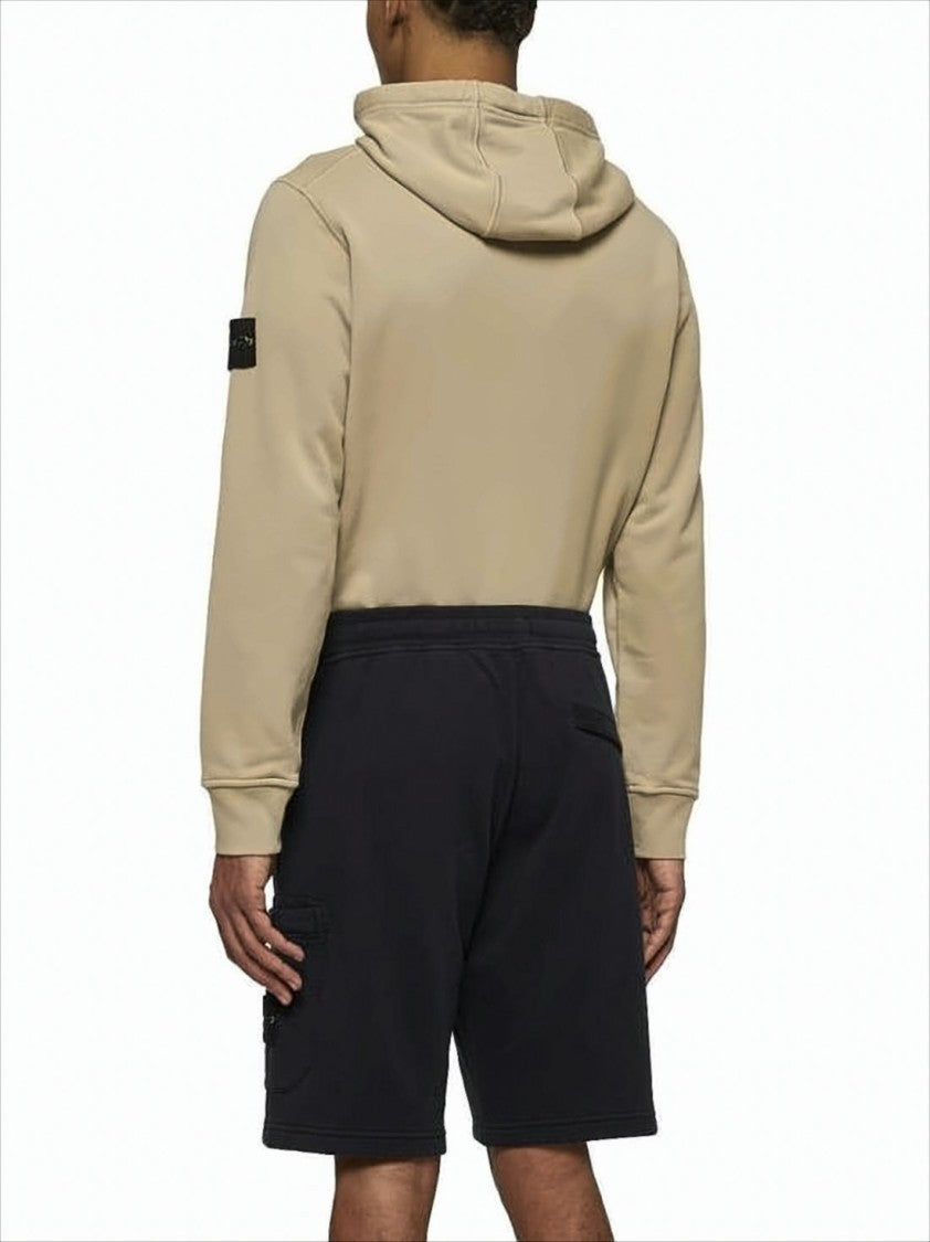 Stone Island Relaxed-Fit Shorts With Elastic Waistband