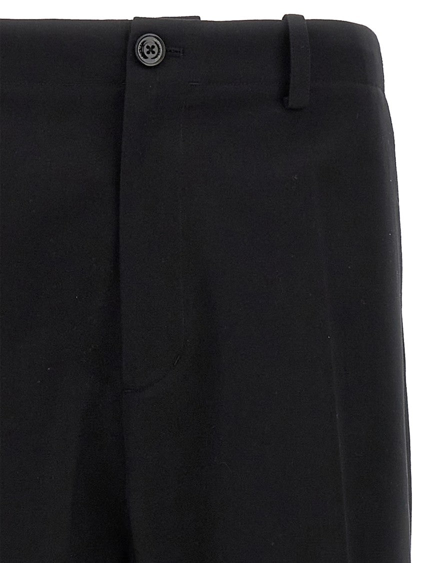 Moncler Genius Tailored Black Gabardine Trousers