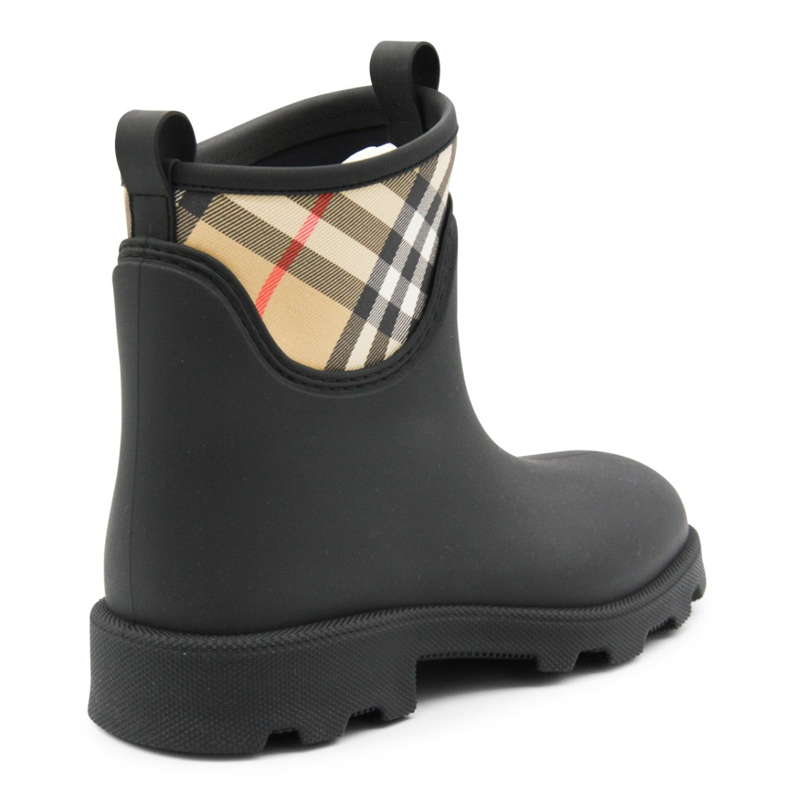 Burberry Black Marsh Stamp Low Boots