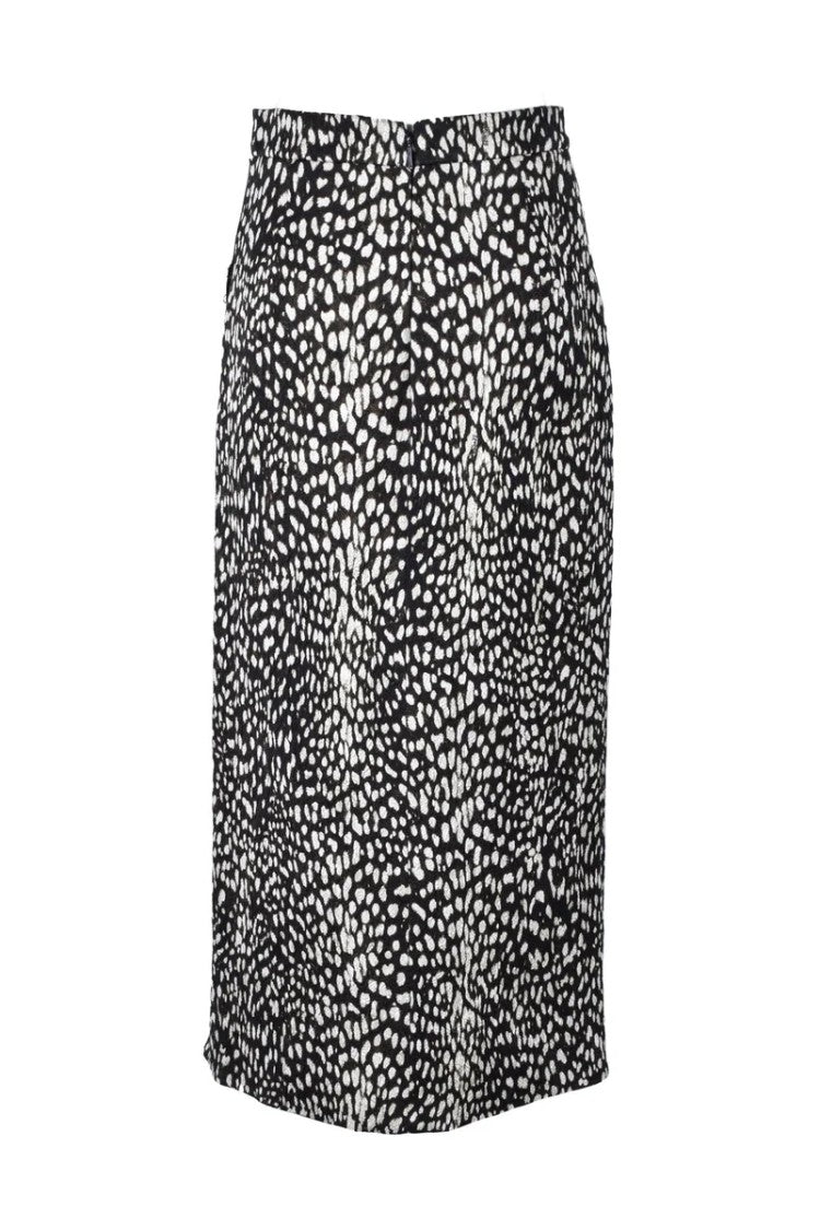 Roberto Cavalli Long Skirt - Black/White