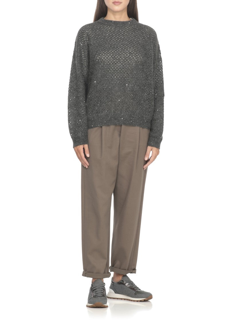 Brunello Cucinelli Precious Toe Sneakers