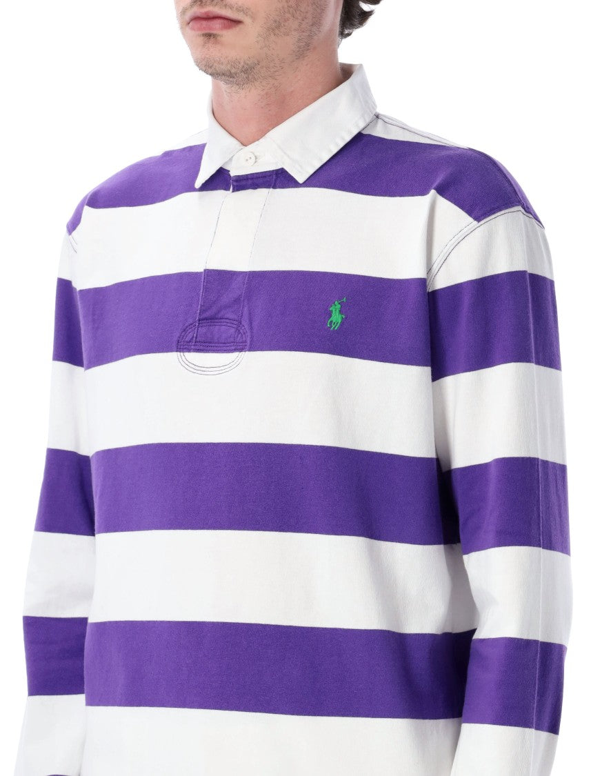 Polo Ralph Lauren Iconic Rugby Stripe Cotton Long Shirt