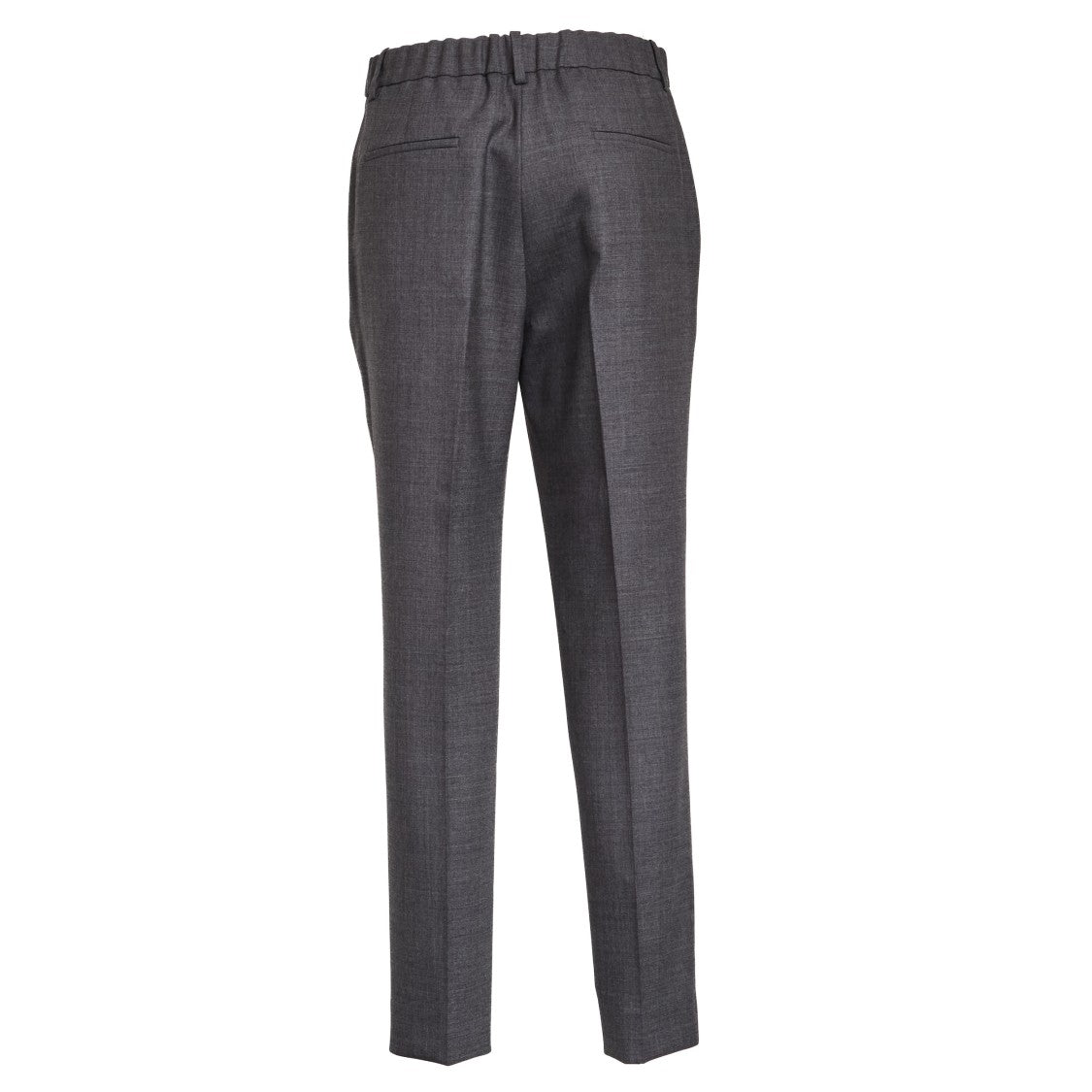 Incotex Straight-Leg Pants With Partially Elasticized Waistband