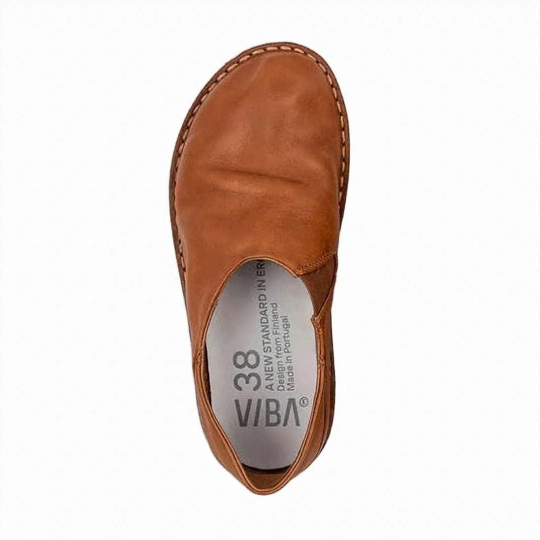 Other Brands Brown Slip-On Loafers With Rubber Sole