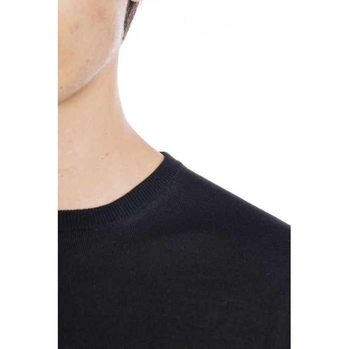 Filippo De Laurentiis Merino Wool Sweater With Classic Crew Neckline