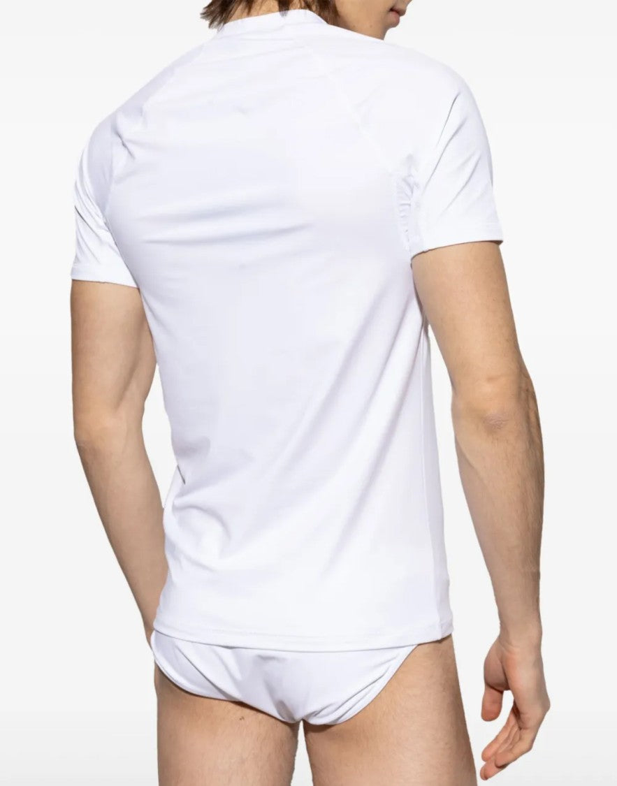 Balmain Raglan Logo Patch T-Shirt