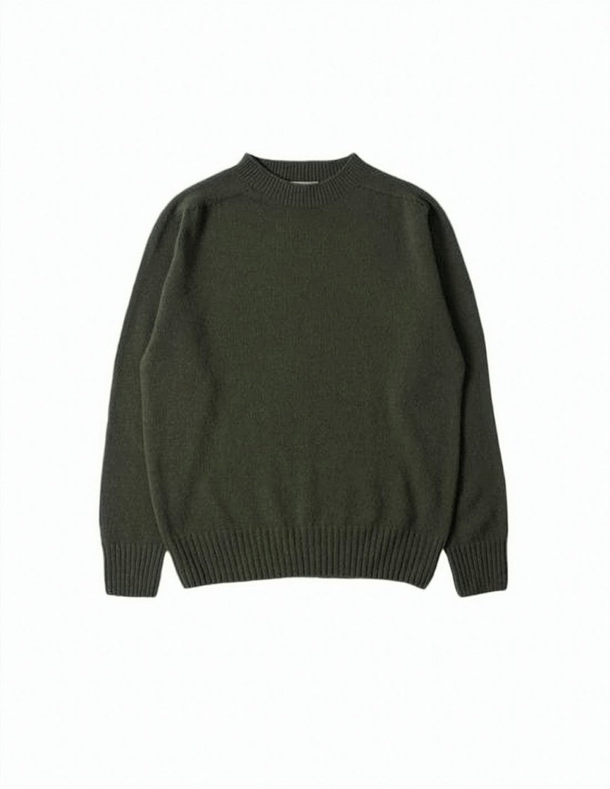 Margaret Howell Wool Sweater With Crew Neckline And Relaxed Fit