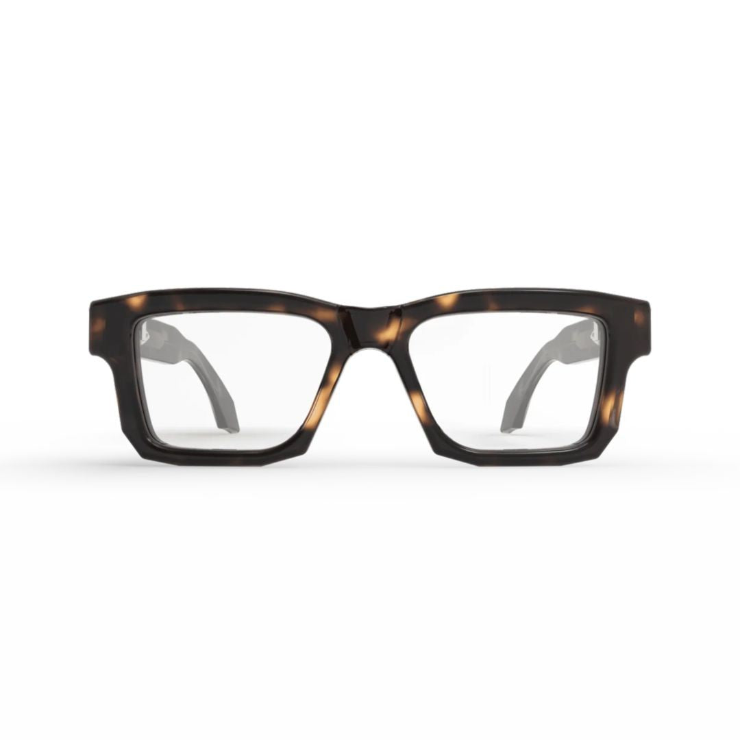 Pugnale L483 V Chill Bold Rectangular Frame Sunglasses With Tortoiseshell Acetate
