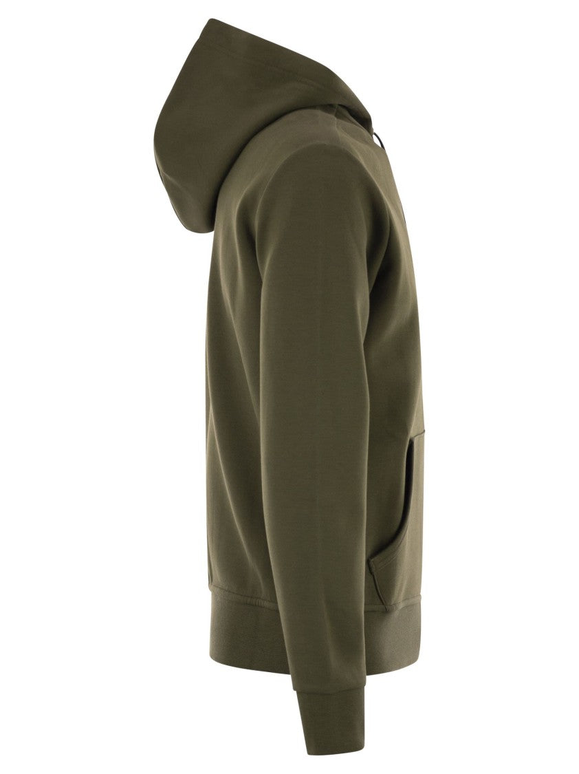 Polo Ralph Lauren Zip-Up Sweatshirt With Drawstring Hood And Exclusive Logo