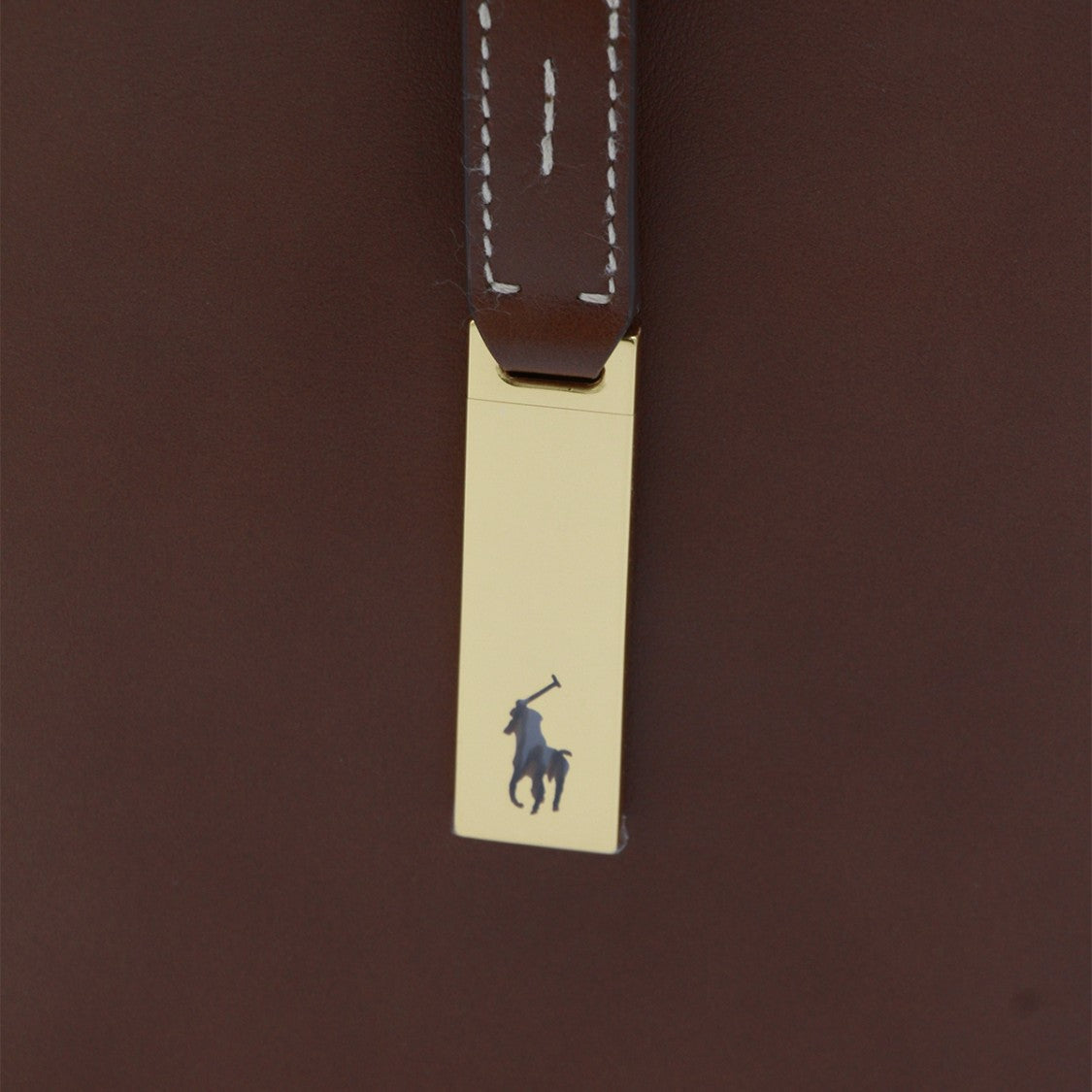 Polo Ralph Lauren Brown Rounded Minimalist Shoulder Bag