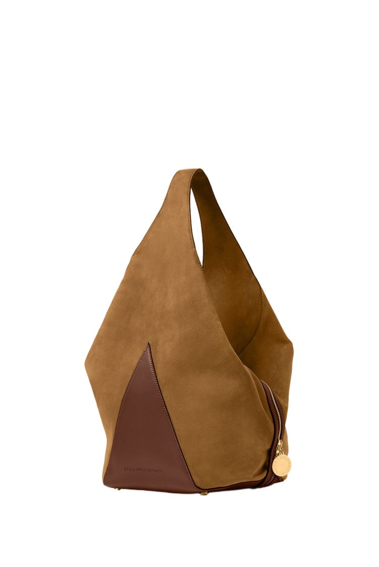 Stella Mccartney Brandy Appaloosa Soft Medium Faux Suede Bucket Bag