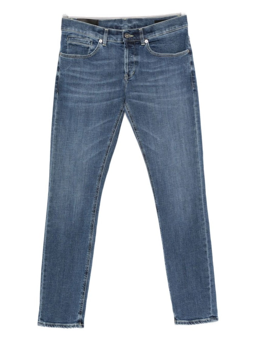 Dondup Classic Straight-Leg Denim Jeans With Five-Pocket Design