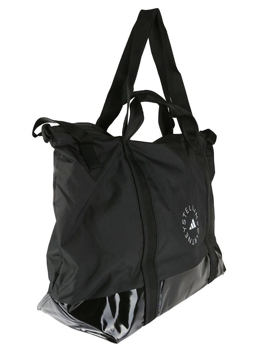 Adidas By Stella Mccartney Tote Black Bag With Logo