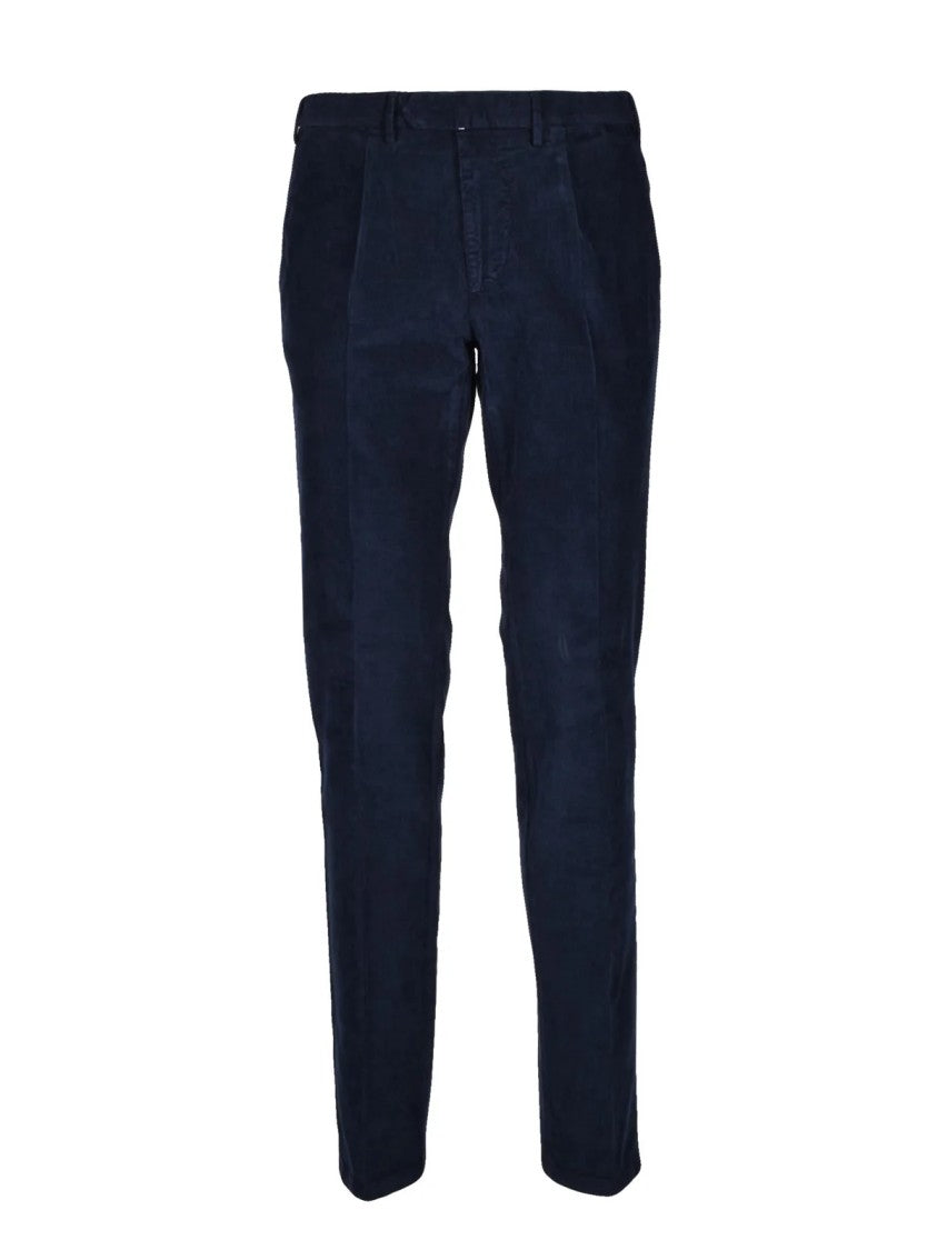 Santaniello To Magenta Velvet Cotton Elastane Suit